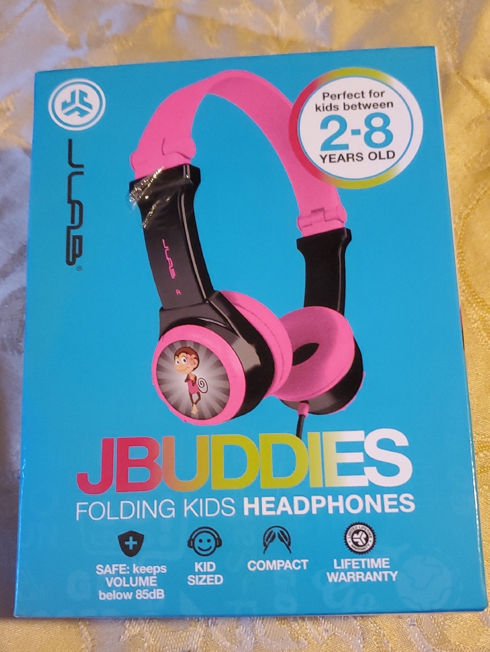 Jlab JBuddies Pink Folding Kids Headphones